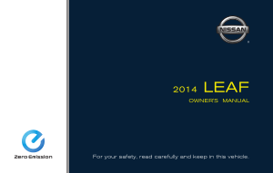 2014 Nissan LEAF Owner Manual